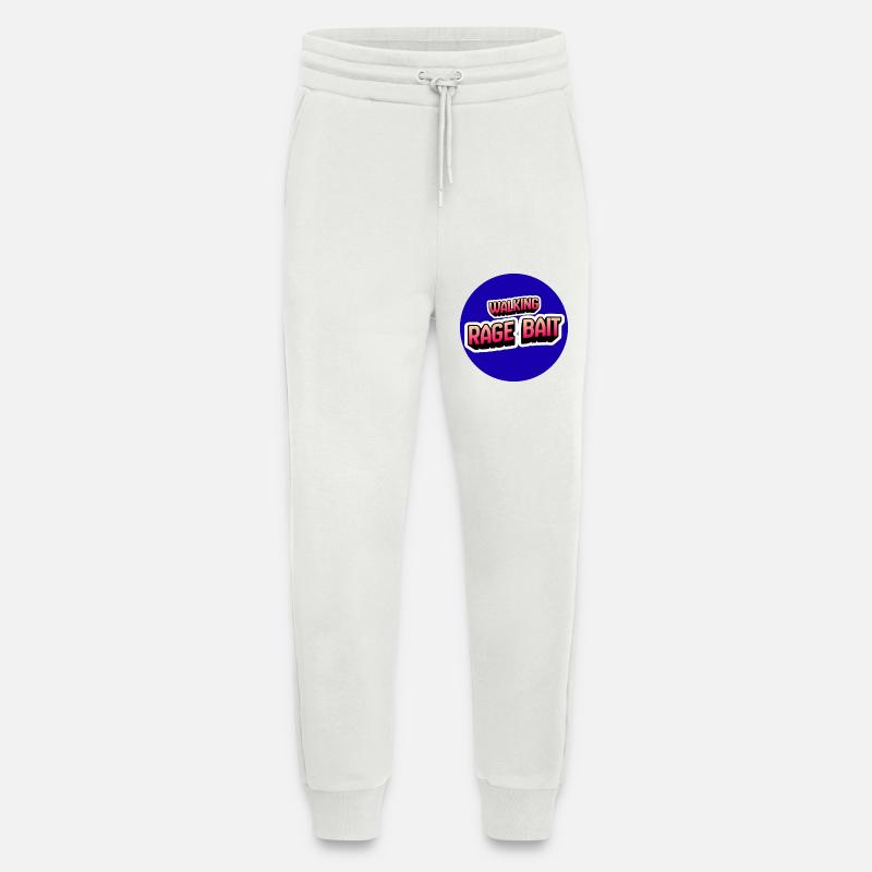 Walking Rage Bait - Jogging Pants - made by SPREAD  - OFF WHITE
