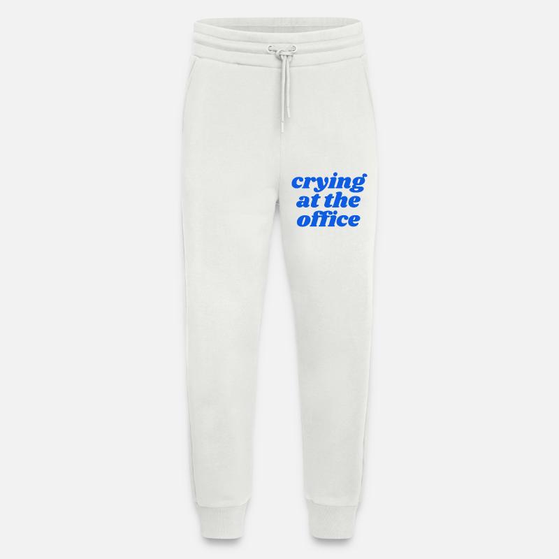 crying at the office - Jogginghose - made by SPREAD - OFF WHITE