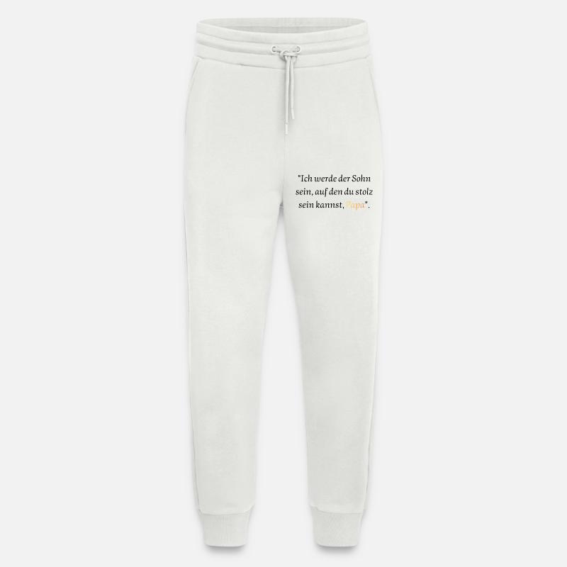 Versprechen an Papa: Stolzer Sohn - Jogginghose - made by SPREAD - OFF WHITE