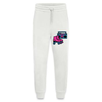 Rollschuhe Boombox 80er Retro - Jogginghose - made by SPREAD - OFF WHITE - Vorne