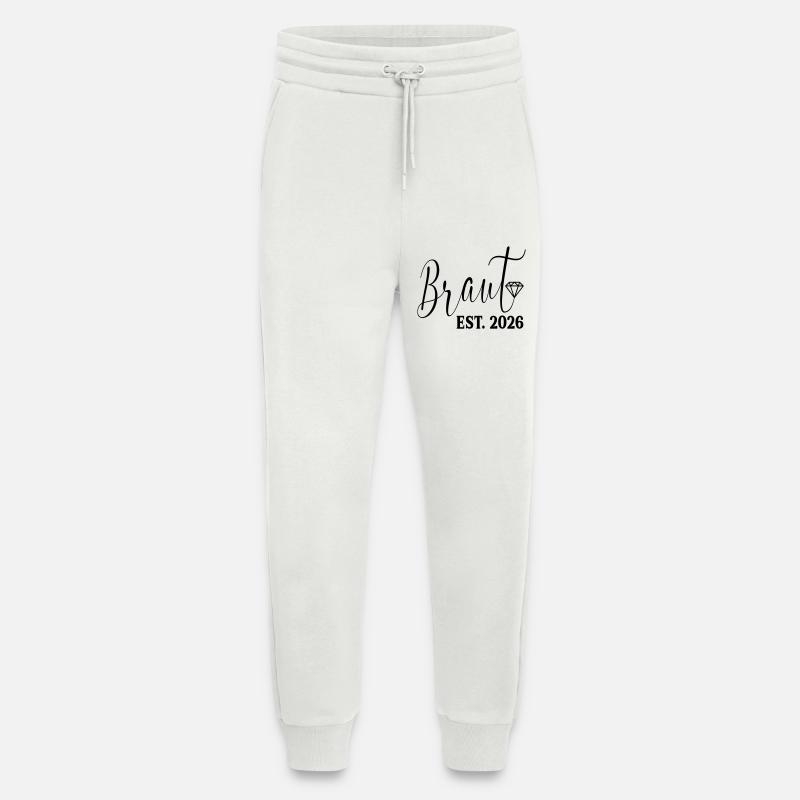 Wedding Engagement - Bride 2026 - Jogging Pants - made by SPREAD  - OFF WHITE