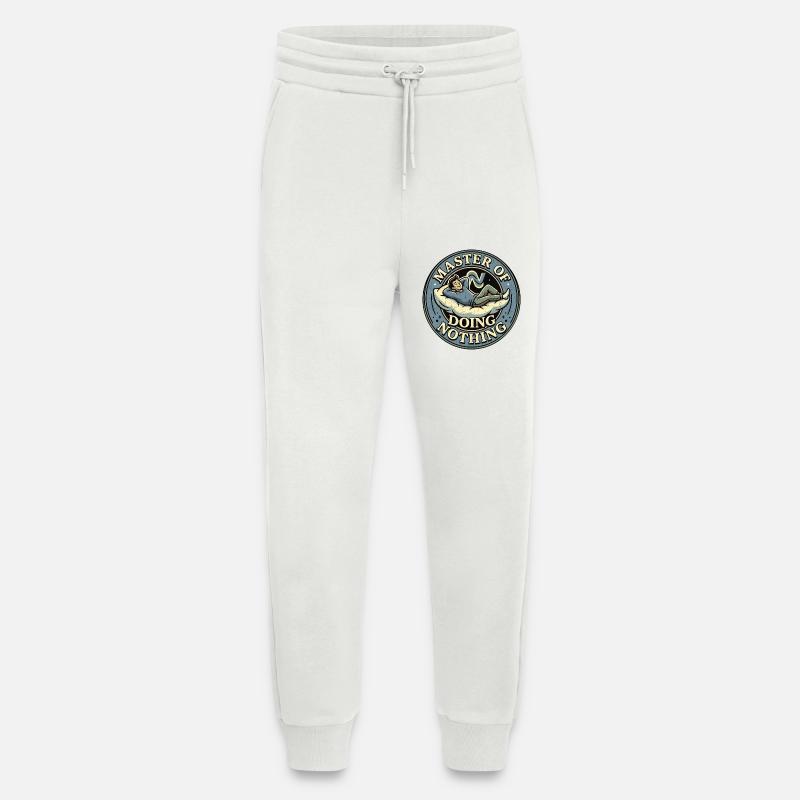 Master Of Doing Nothing - Jogging Pants - made by SPREAD  - OFF WHITE