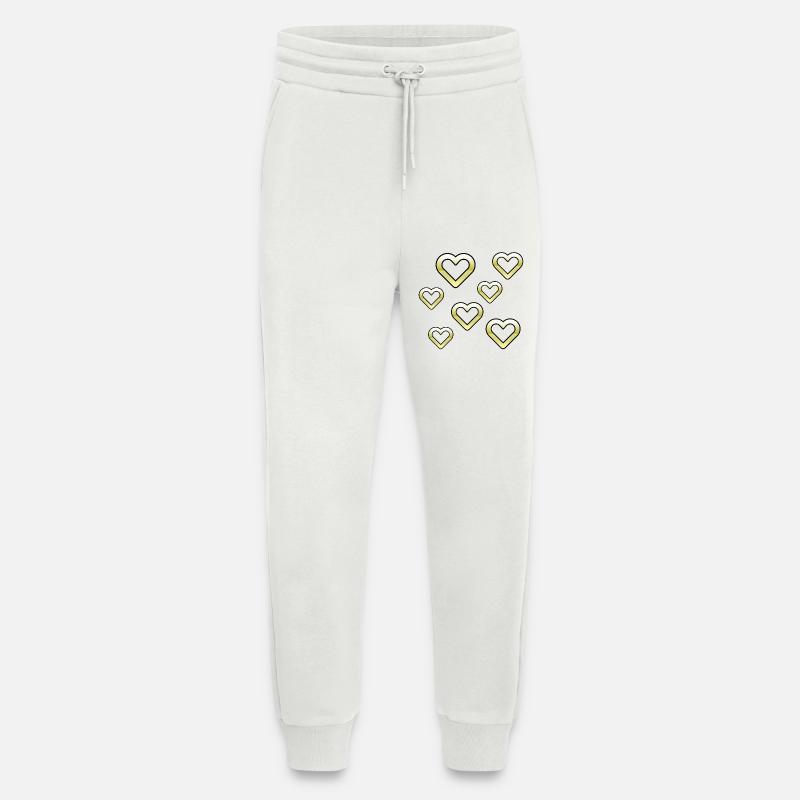 Herzen - Jogginghose - made by SPREAD - OFF WHITE