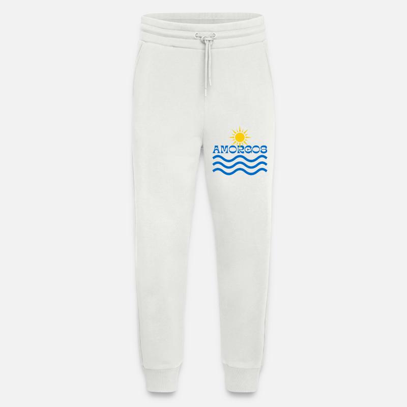 Amorgos Sun Waves - Jogging Pants - made by SPREAD - OFF WHITE
