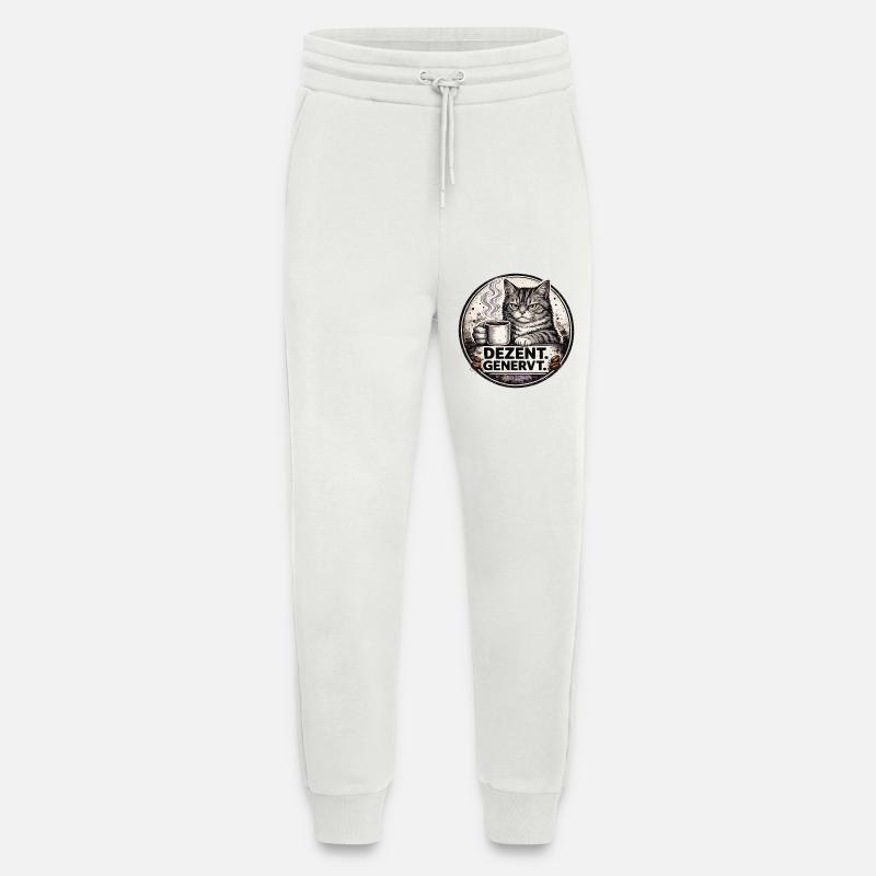 Kaffeekater: Dezentes Genervt - Jogginghose - made by SPREAD - OFF WHITE