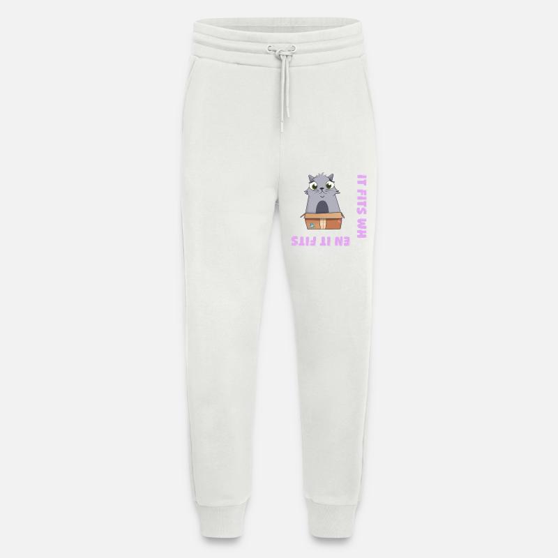 It fits when it fits - Jogging Pants - made by SPREAD - OFF WHITE