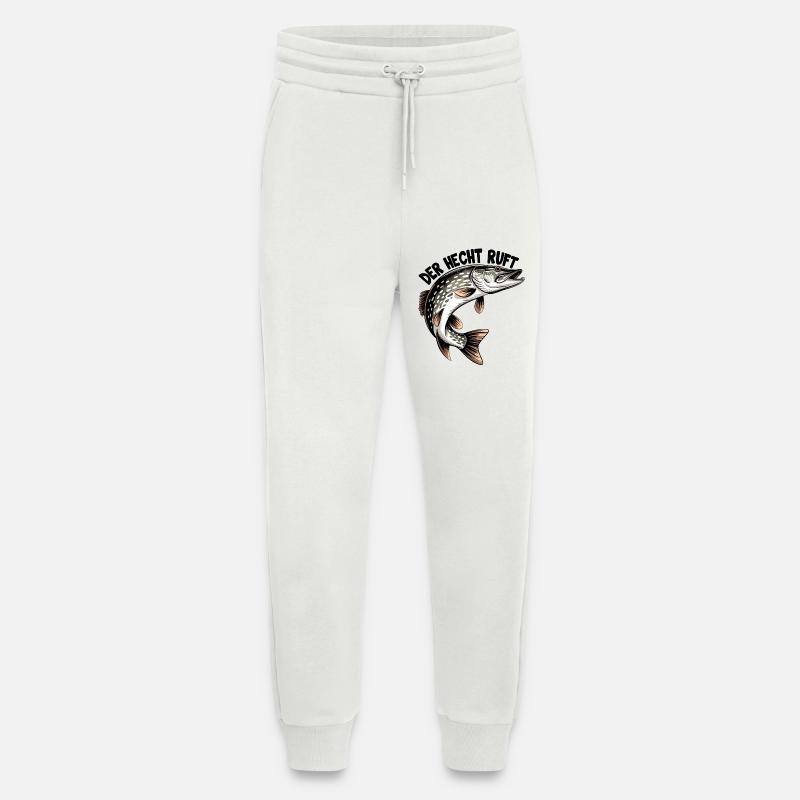 Der Hecht ruft - Jogginghose - made by SPREAD - OFF WHITE