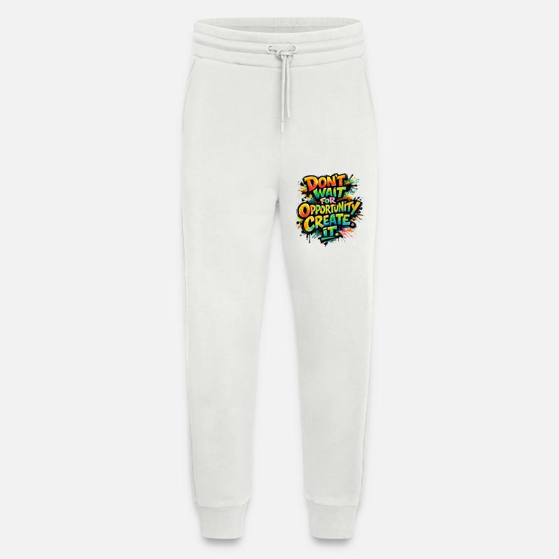 Don-t_wait_ - Jogging Pants - made by SPREAD  - OFF WHITE