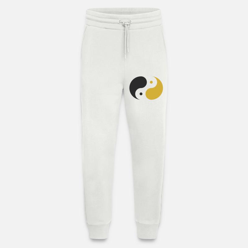 Yin & Yang - Jogging Pants - made by SPREAD  - OFF WHITE
