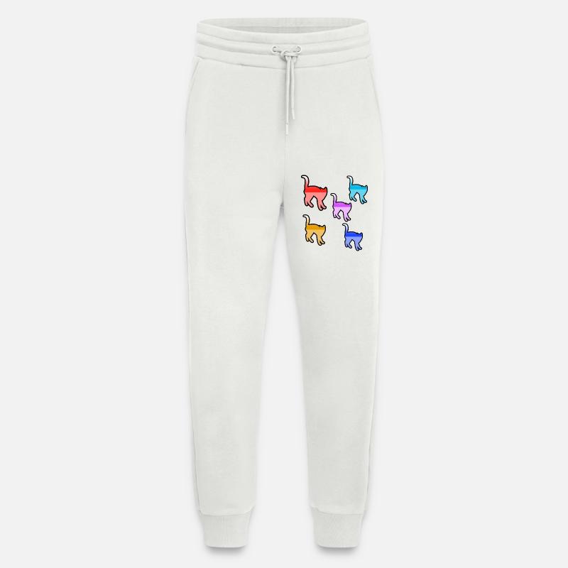 feline - Jogging Pants - made by SPREAD  - OFF WHITE