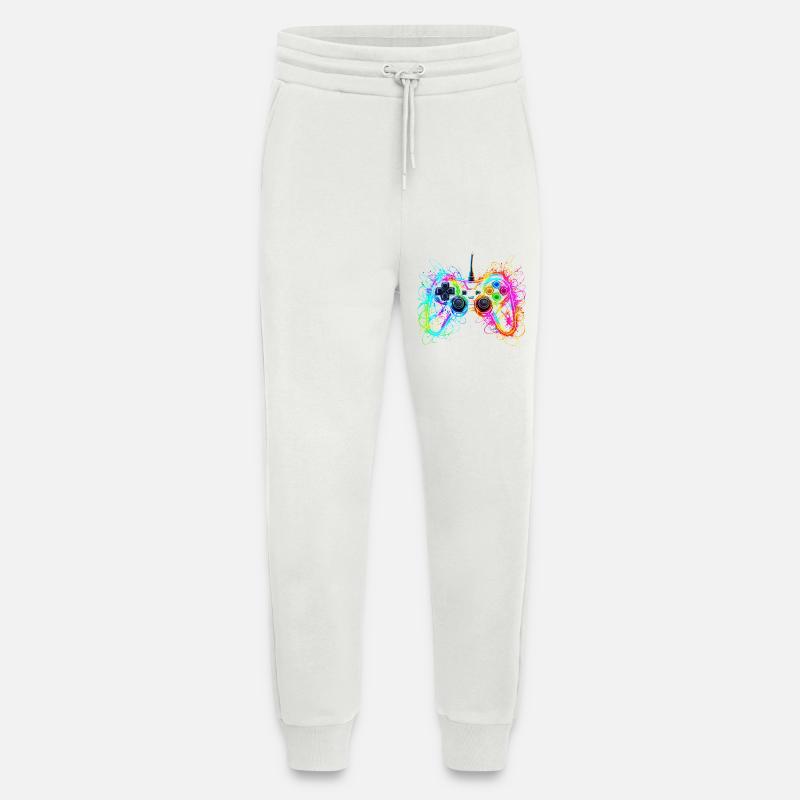 Gaming Controller Gamer - Jogging Pants - made by SPREAD - OFF WHITE