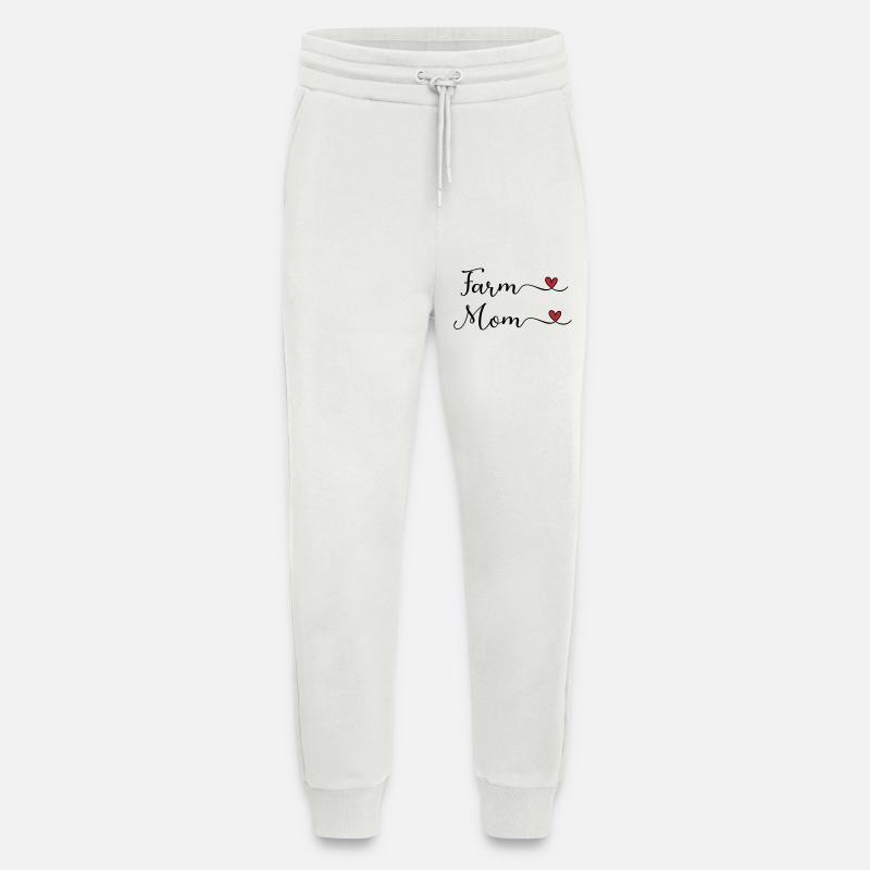 Farm Mom - Jogging Pants - made by SPREAD - OFF WHITE