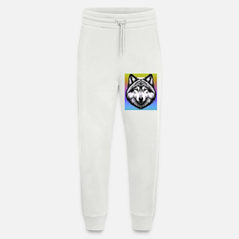 Loup - Pantalon de jogging bio décontracté fabriqué en UE - OFF WHITE