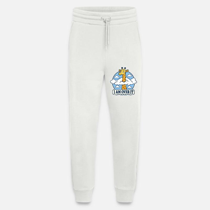 Giraffe Leave-it-behind - Jogging Pants - made by SPREAD  - OFF WHITE