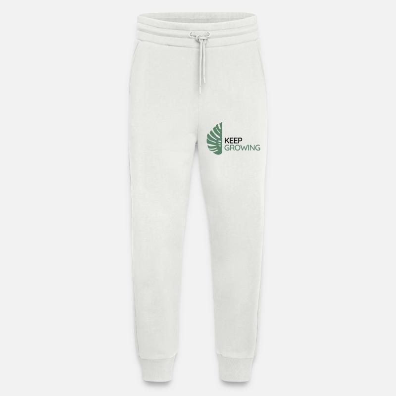 Monstera - Keep Growing - Jogging Pants - made by SPREAD  - OFF WHITE