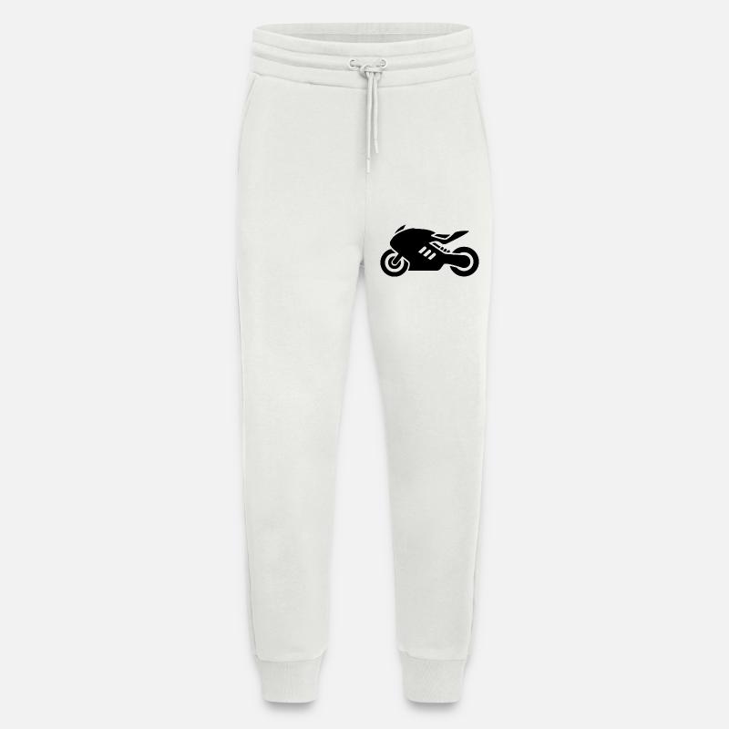 Motorrad - Jogginghose - made by SPREAD - OFF WHITE