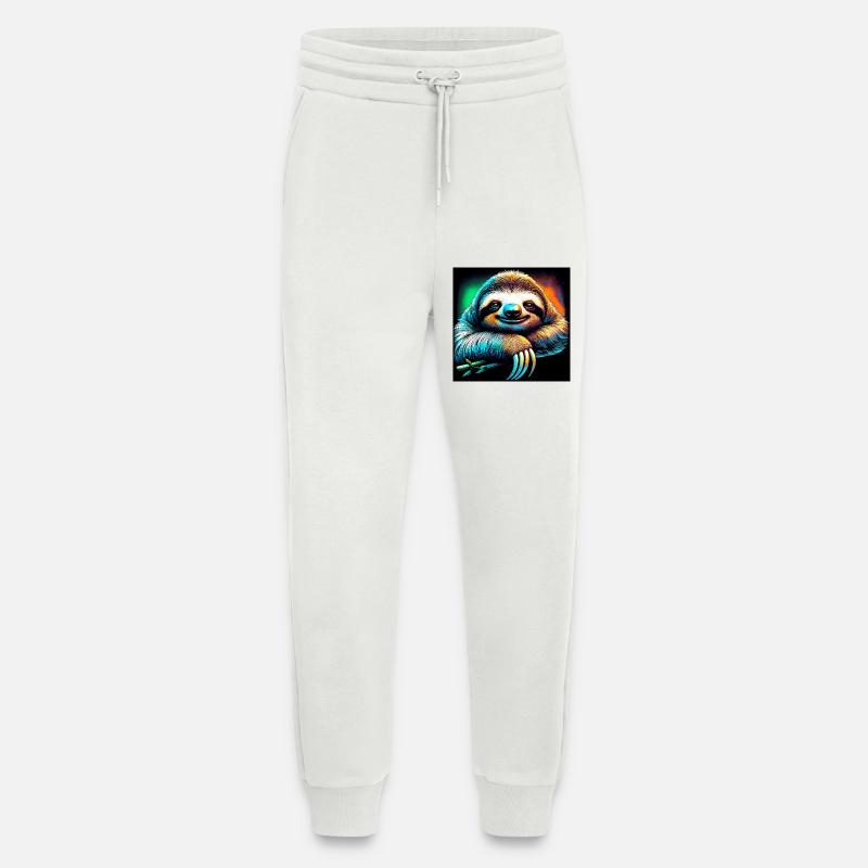 sloth - Jogging Pants - made by SPREAD  - OFF WHITE
