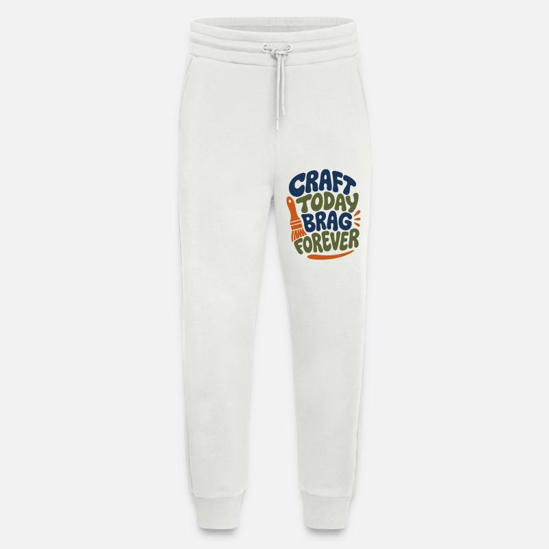 Craft Today Brag Forever - Jogginghose - made by SPREAD - OFF WHITE