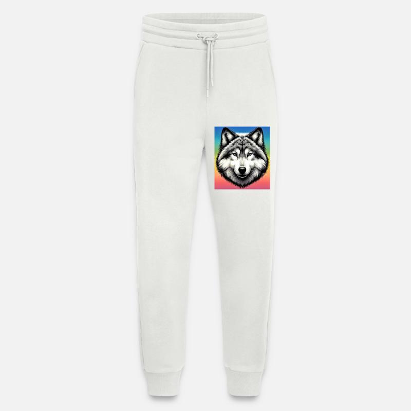 Wolf - Jogging Pants - made by SPREAD - OFF WHITE