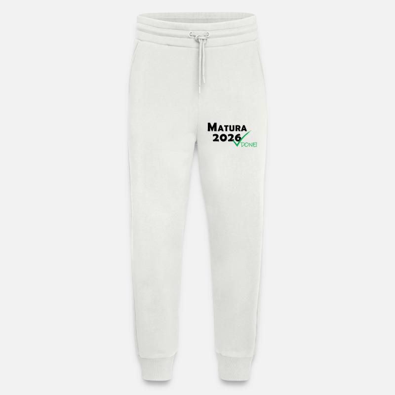 Matura 2026 Done - Jogging Pants - made by SPREAD  - OFF WHITE