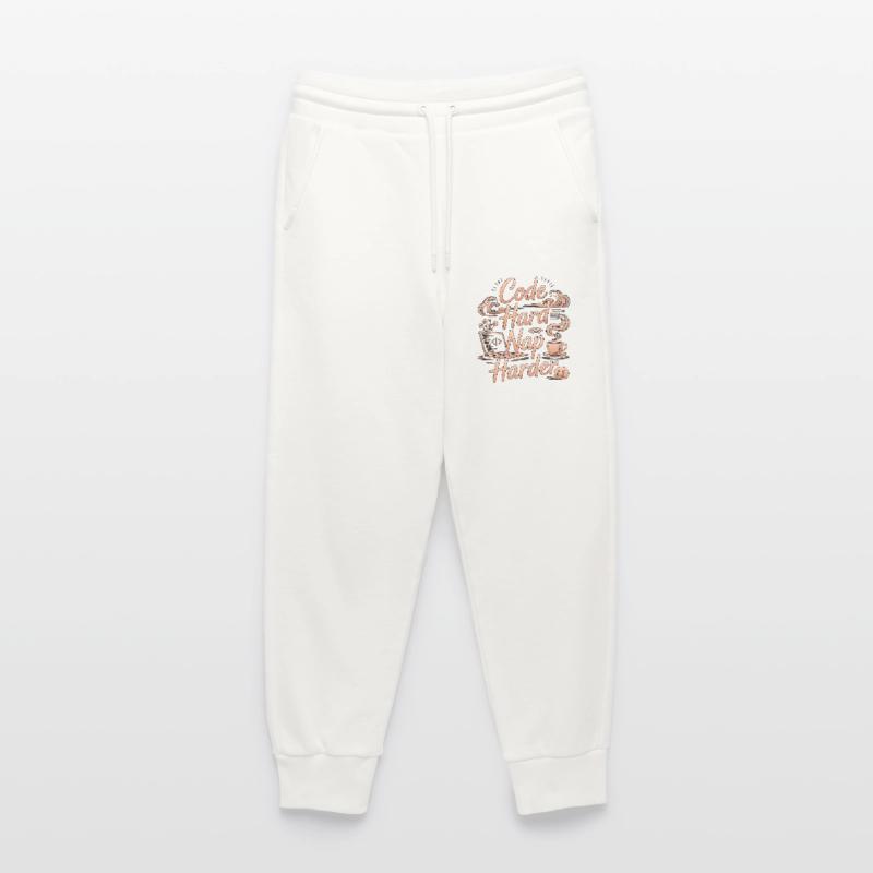Code développeur à distance Hard Nap, Codeur à distance plus difficile Pantalon de jogging bio décontracté fabriqué en UE