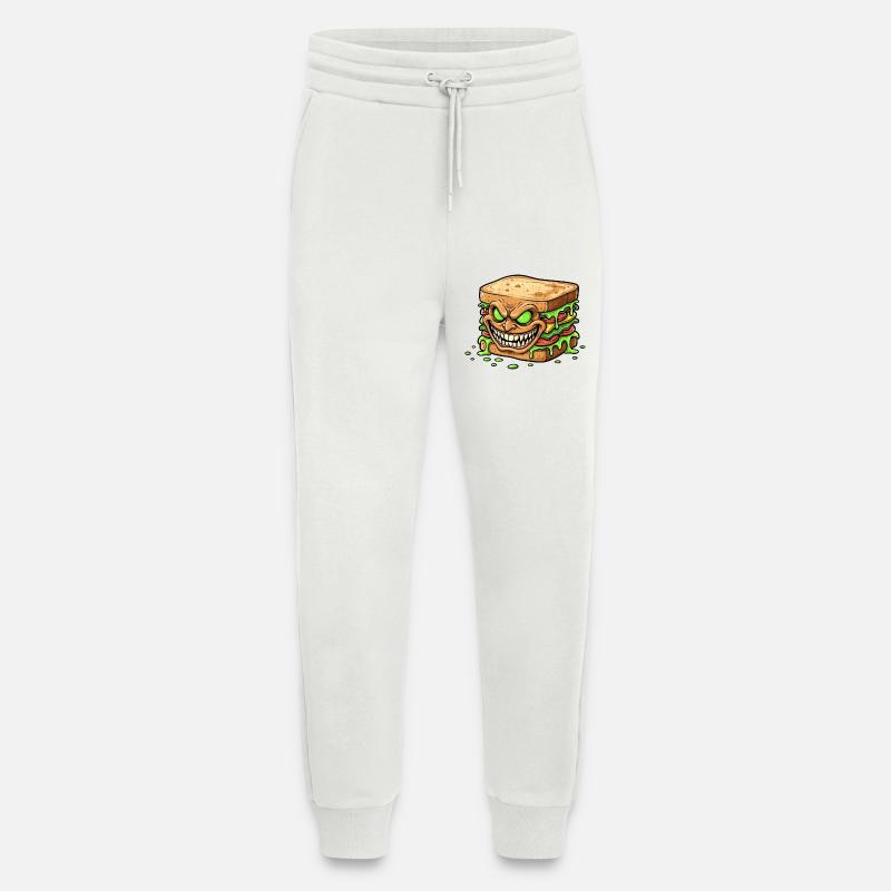 Spooky Sandwich Monster - Jogging Pants - made by SPREAD - OFF WHITE