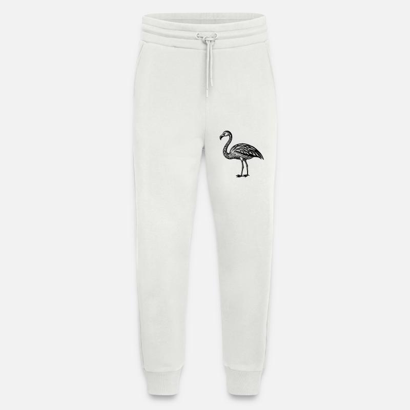 Flamingo - Jogging Pants - made by SPREAD - OFF WHITE