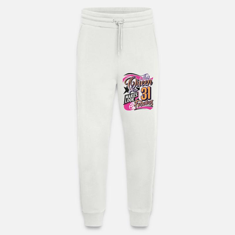 31. Geburtstag Queen - Jogginghose - made by SPREAD - OFF WHITE
