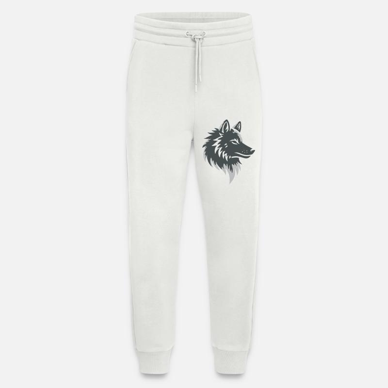 Wolfsruf im Graustil - Jogginghose - made by SPREAD - OFF WHITE