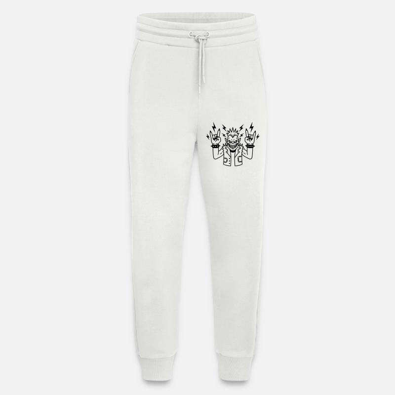 punk rock - Jogging Pants - made by SPREAD  - OFF WHITE