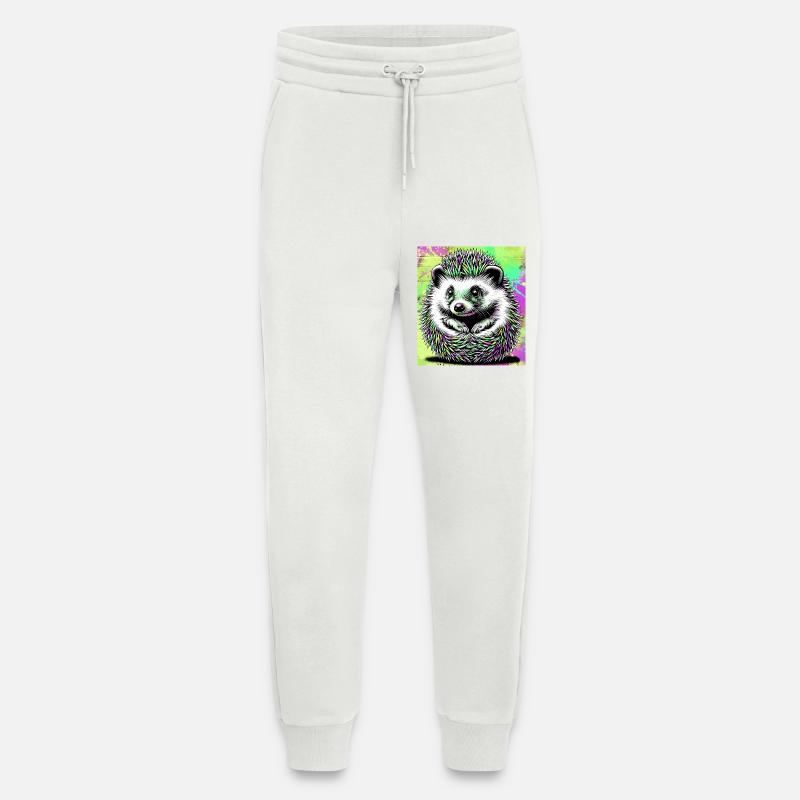 hedgehog - Jogging Pants - made by SPREAD  - OFF WHITE
