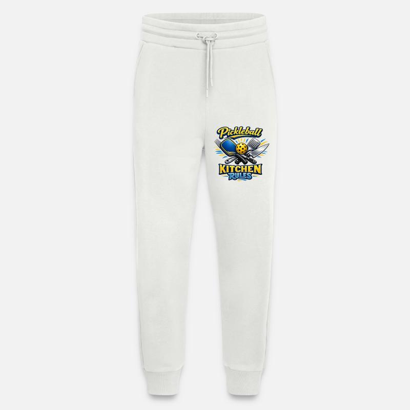 Pickleball Kitchen Rules - Jogging Pants - made by SPREAD - OFF WHITE