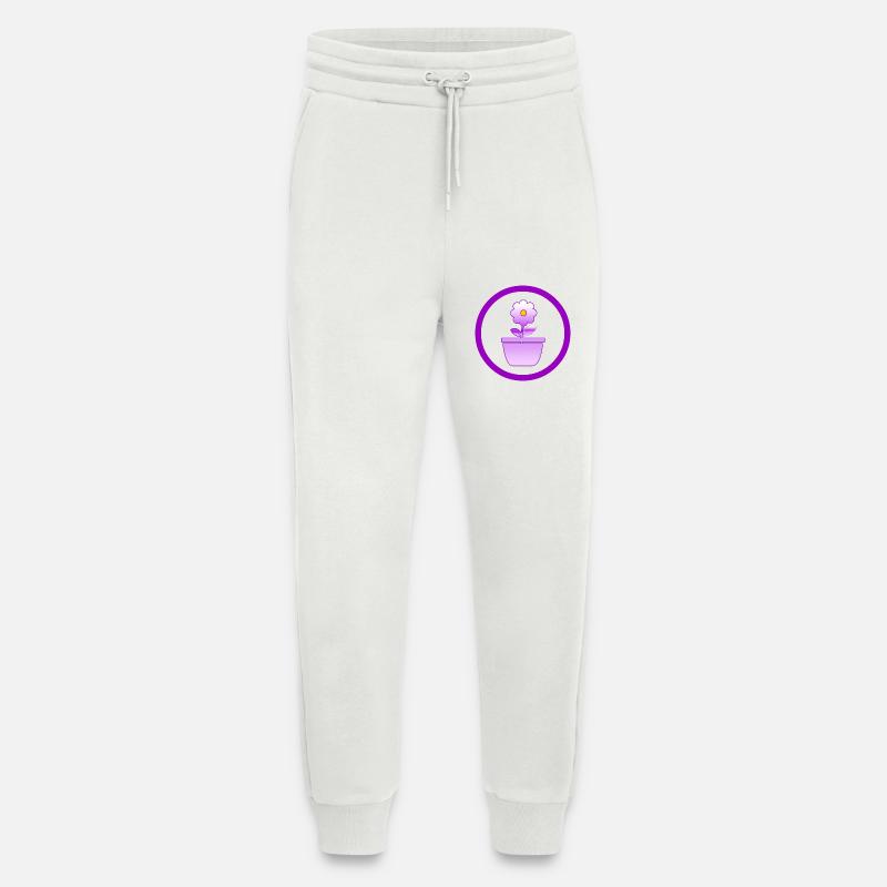 Flower - Jogging Pants - made by SPREAD  - OFF WHITE