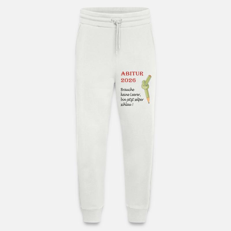 ABITUR_2026 - Jogginghose - made by SPREAD - OFF WHITE