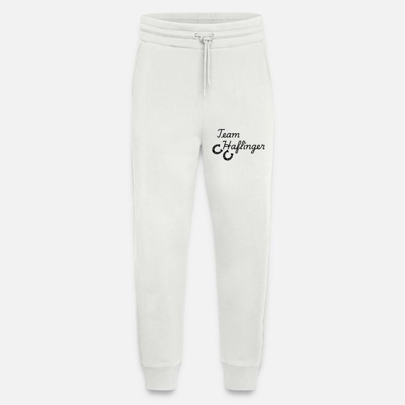 Équipe Haflinger - Pantalon de jogging bio décontracté fabriqué en UE - OFF WHITE