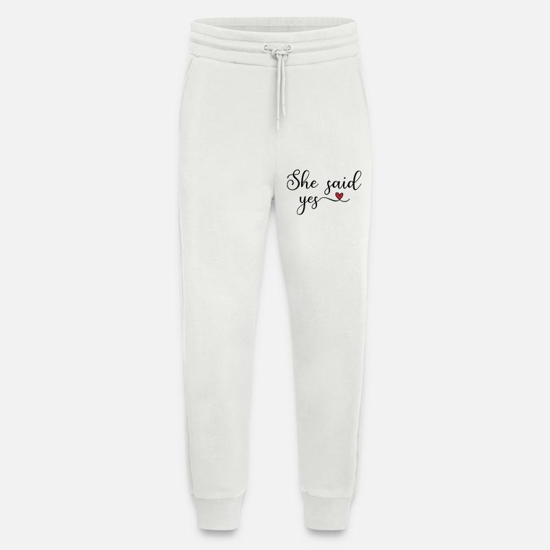 sie hat ja gesagt - Jogginghose - made by SPREAD - OFF WHITE