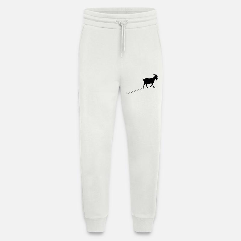 Ziege Fussspuren Hufe - Jogginghose - made by SPREAD - OFF WHITE