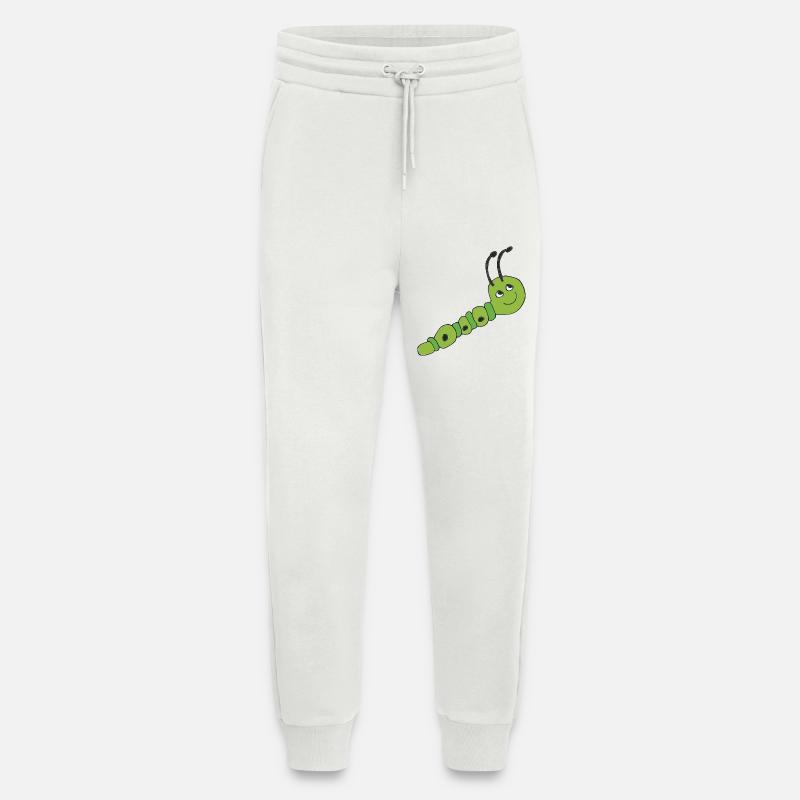 Chenille - Pantalon de jogging bio décontracté fabriqué en UE - OFF WHITE