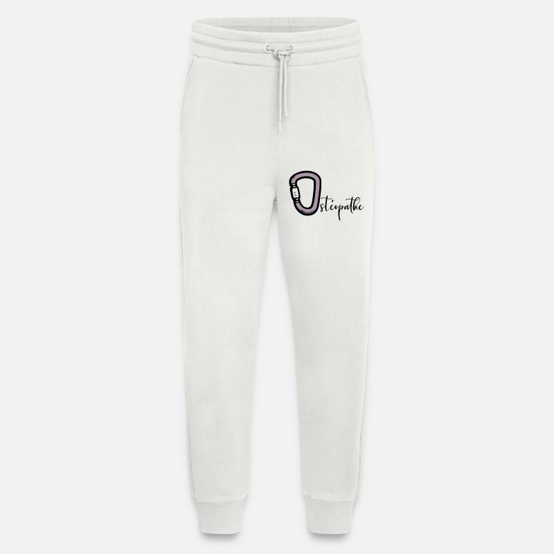 Ostéopathe - Pantalon de jogging bio décontracté fabriqué en UE - OFF WHITE