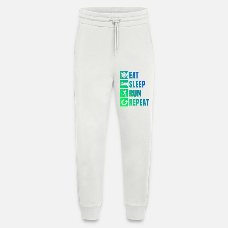 Geschenkidee für einen Running mit Running - Jogginghose - made by SPREAD - OFF WHITE