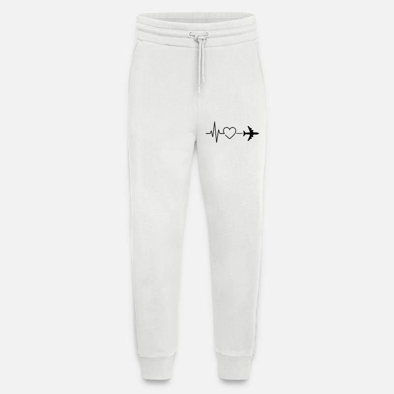Voyage - Pantalon de jogging bio décontracté fabriqué en UE - OFF WHITE