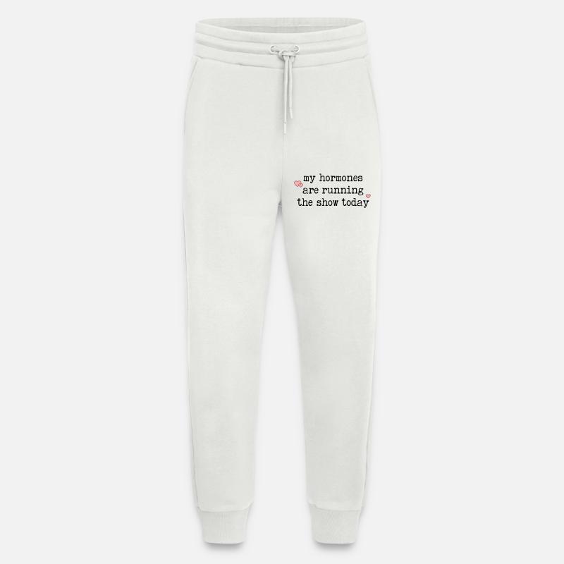 Funny Hormones Menopause - Jogging Pants - made by SPREAD - OFF WHITE