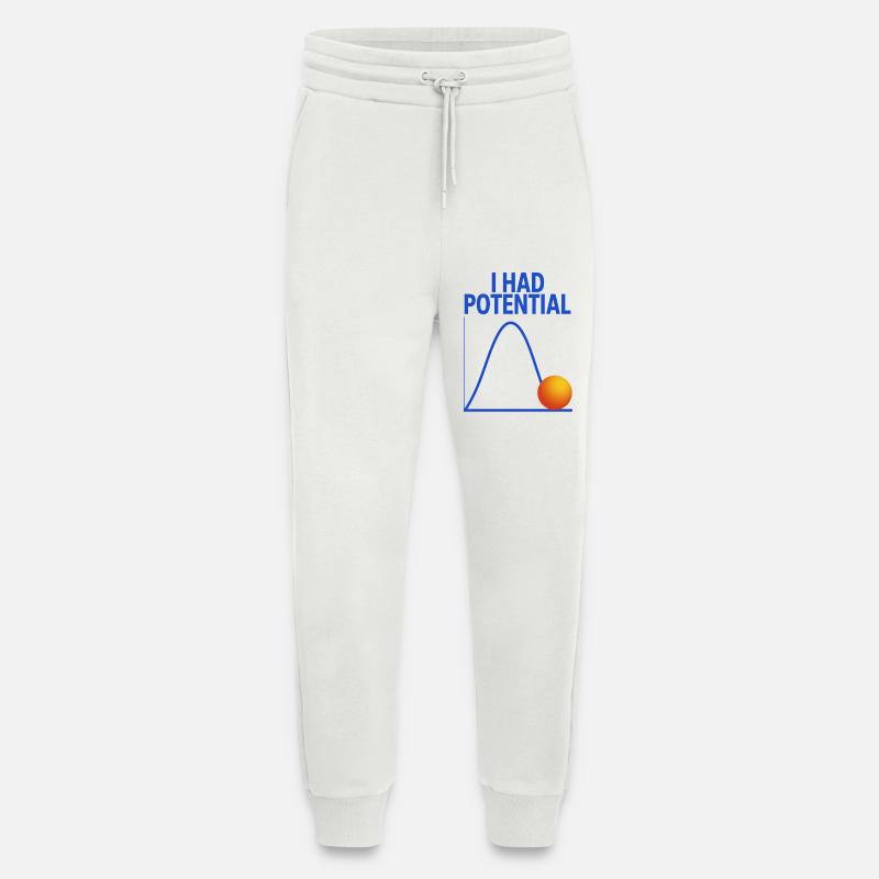I Had Potential Graphics Physicist Joke - Jogging Pants - made by SPREAD - OFF WHITE
