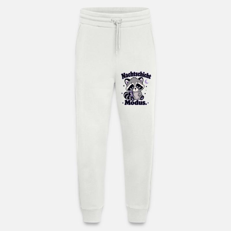 Nachtschicht Waschbär Modus - Jogginghose - made by SPREAD - OFF WHITE