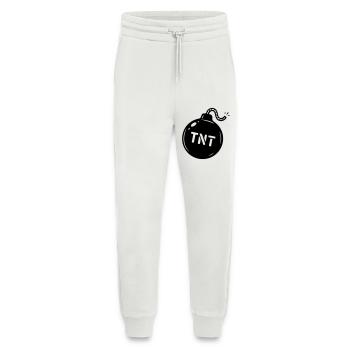 Bomb TNT Symbol - Jogging Pants - made by SPREAD  - OFF WHITE - Front