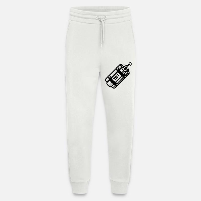 Dynamite Tnt - Pantalon de jogging bio décontracté fabriqué en UE - OFF WHITE