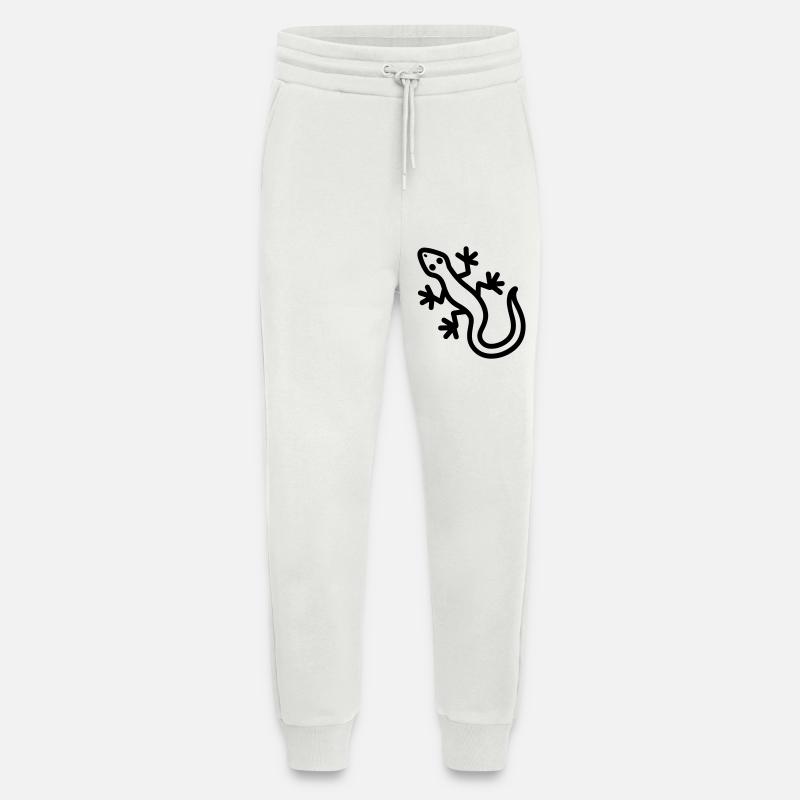lizard - Jogging Pants - made by SPREAD - OFF WHITE