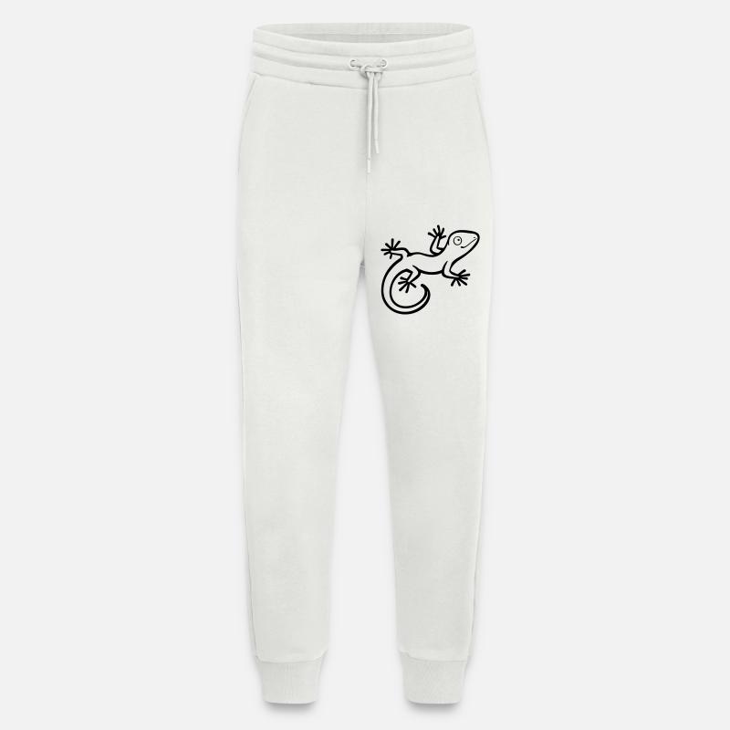 lizard - Jogging Pants - made by SPREAD - OFF WHITE