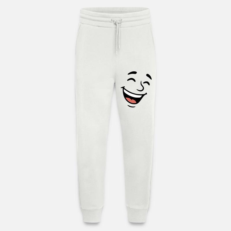 Laugh - Jogging Pants - made by SPREAD - OFF WHITE