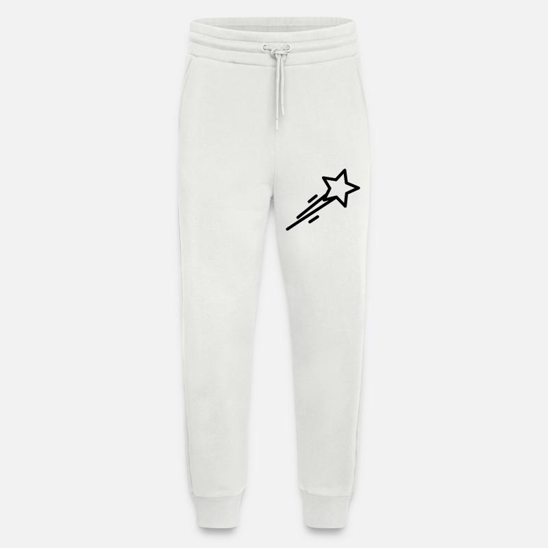 shooting star - Jogging Pants - made by SPREAD - OFF WHITE